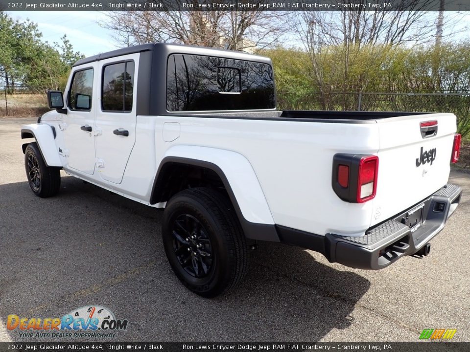 2022 Jeep Gladiator Altitude 4x4 Bright White / Black Photo #3