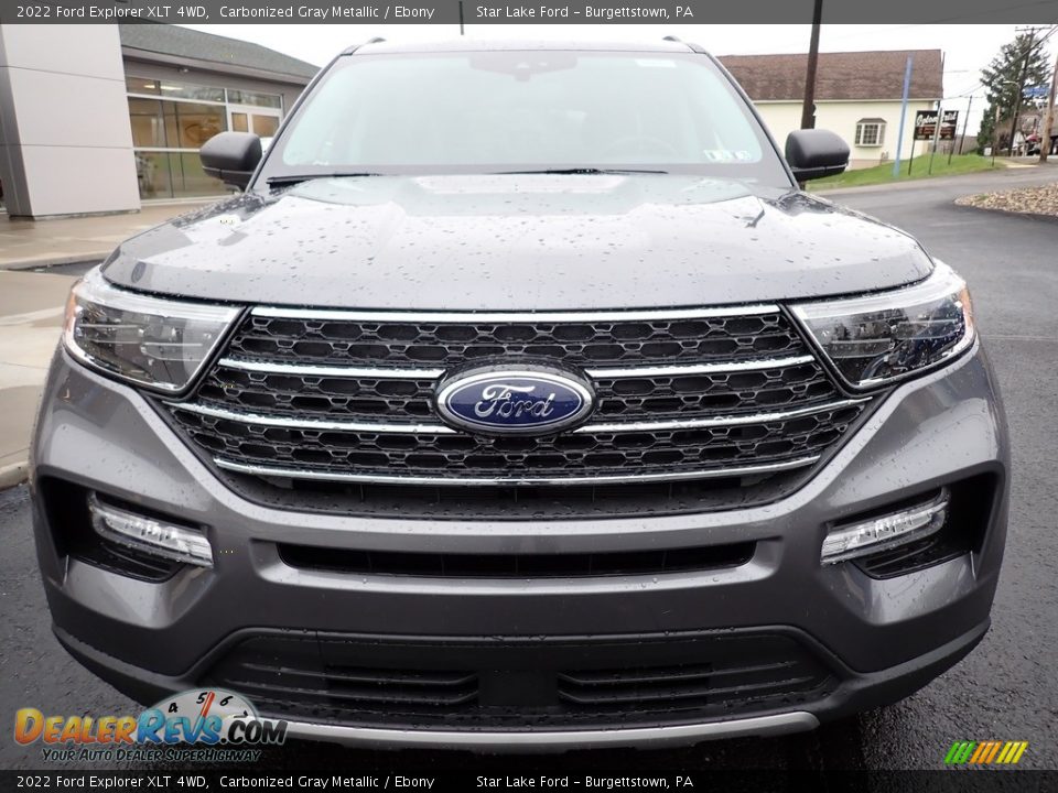 2022 Ford Explorer XLT 4WD Carbonized Gray Metallic / Ebony Photo #9