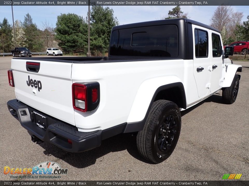 2022 Jeep Gladiator Altitude 4x4 Bright White / Black Photo #5