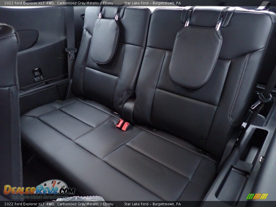 Rear Seat of 2022 Ford Explorer XLT 4WD Photo #12