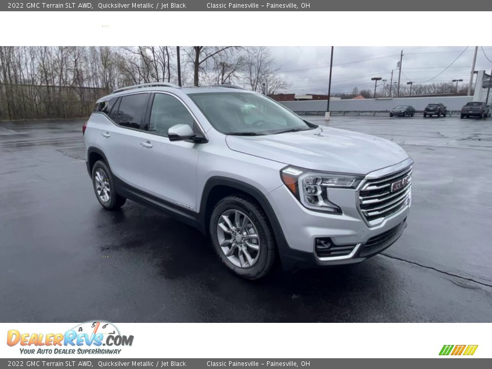 Quicksilver Metallic 2022 GMC Terrain SLT AWD Photo #2