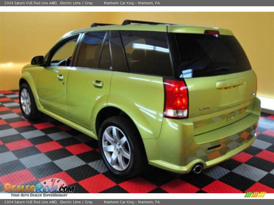 2004 Saturn VUE Red Line AWD Electric Lime / Gray Photo #4