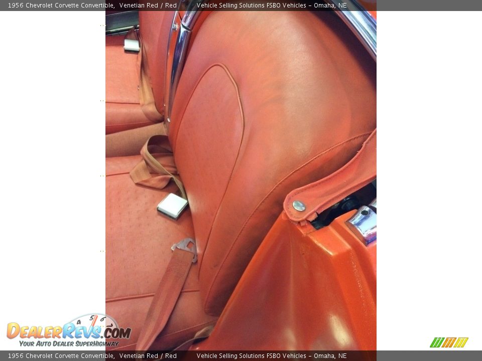 1956 Chevrolet Corvette Convertible Venetian Red / Red Photo #4