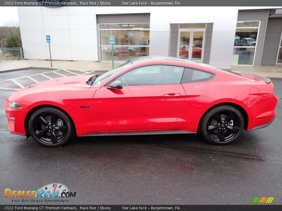 Race Red 2022 Ford Mustang GT Premium Fastback Photo #2