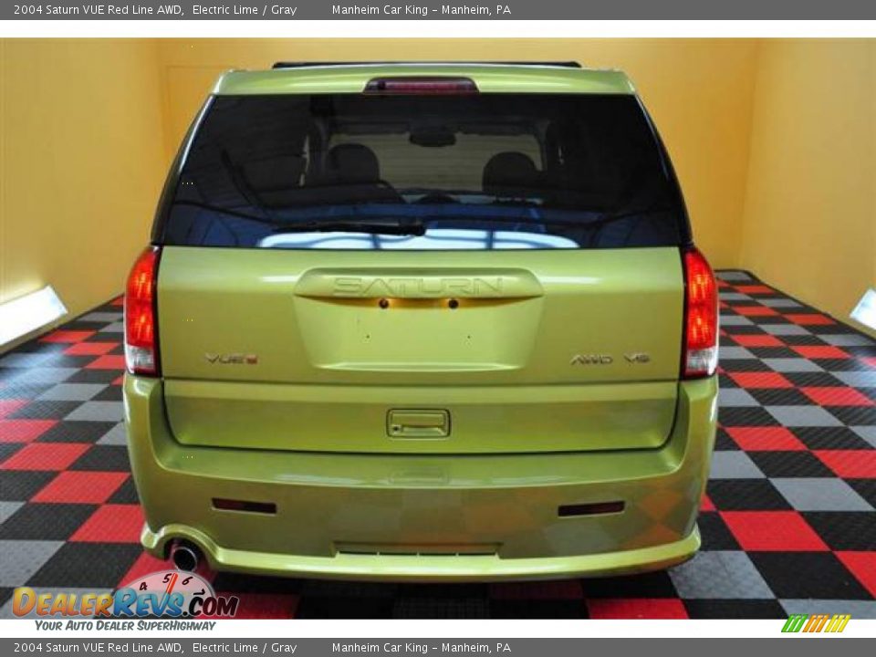 2004 Saturn VUE Red Line AWD Electric Lime / Gray Photo #5
