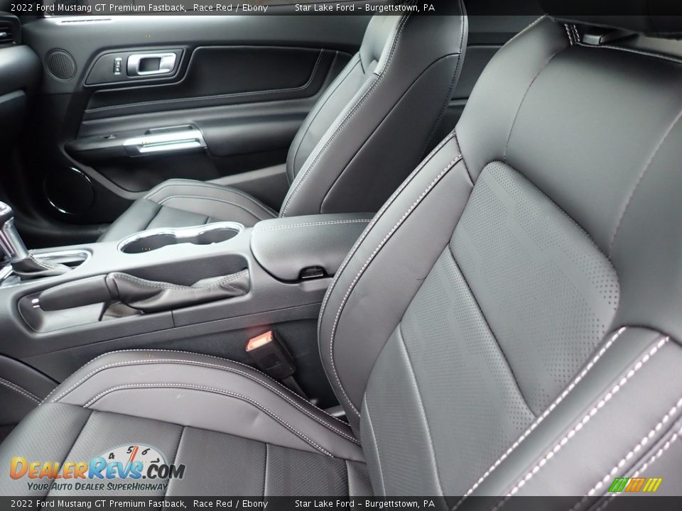 Front Seat of 2022 Ford Mustang GT Premium Fastback Photo #9