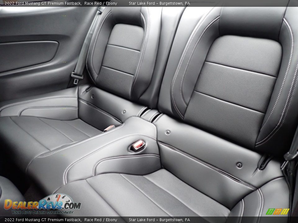 Rear Seat of 2022 Ford Mustang GT Premium Fastback Photo #10