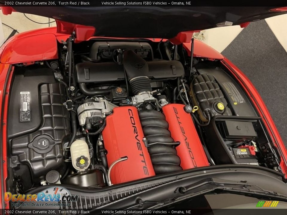 2002 Chevrolet Corvette Z06 5.7 Liter OHV 16 Valve LS6 V8 Engine Photo #6
