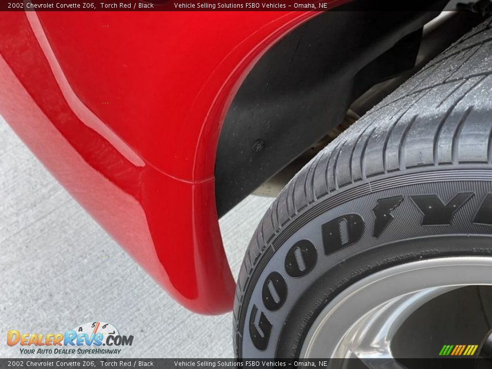 2002 Chevrolet Corvette Z06 Torch Red / Black Photo #11
