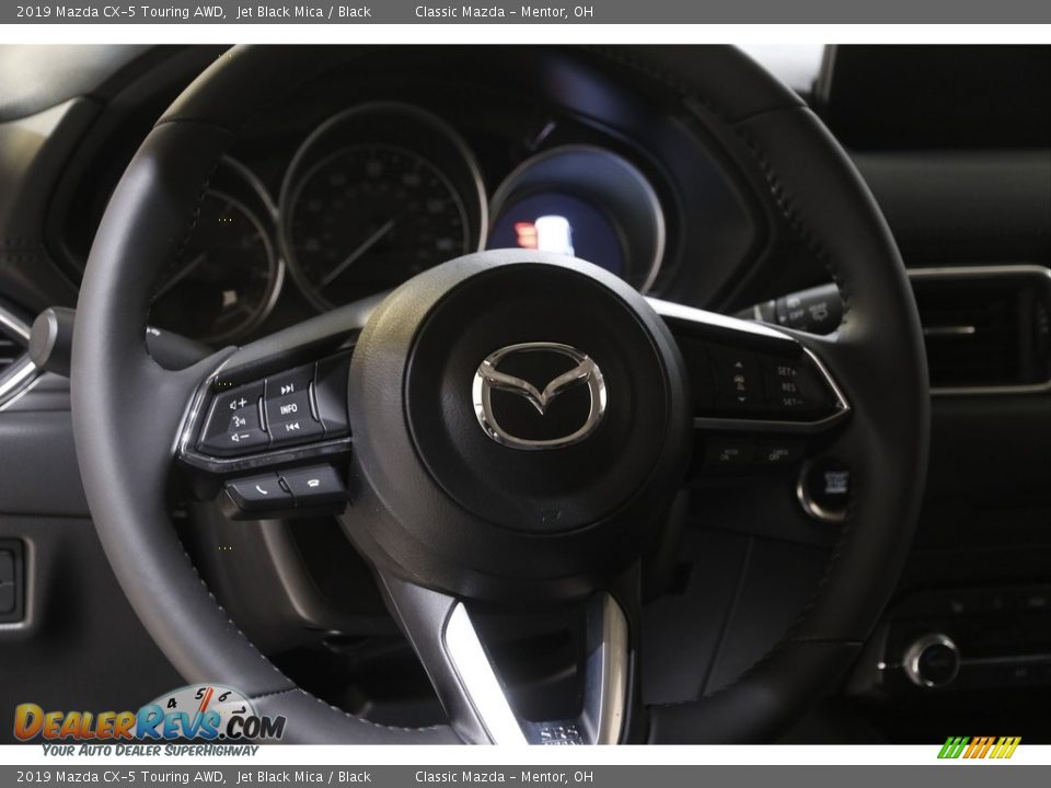 2019 Mazda CX-5 Touring AWD Jet Black Mica / Black Photo #7