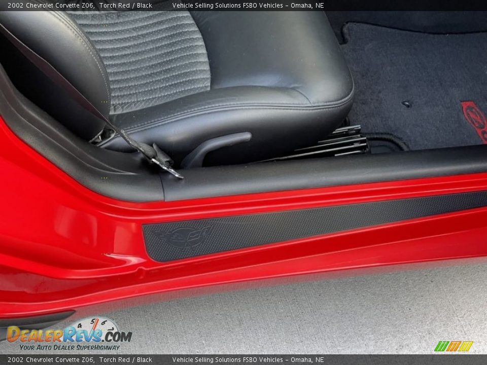 2002 Chevrolet Corvette Z06 Torch Red / Black Photo #25