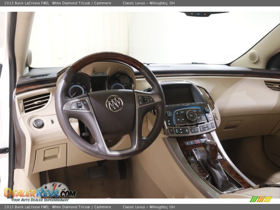 2013 Buick LaCrosse FWD White Diamond Tricoat / Cashmere Photo #6