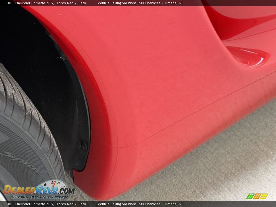 2002 Chevrolet Corvette Z06 Torch Red / Black Photo #34