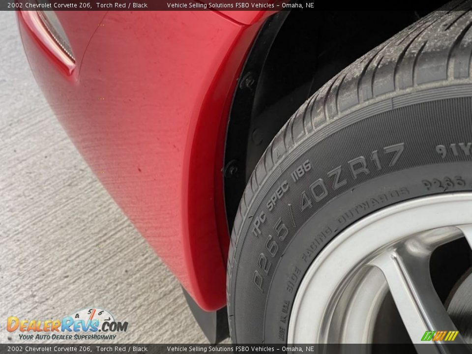 2002 Chevrolet Corvette Z06 Torch Red / Black Photo #35