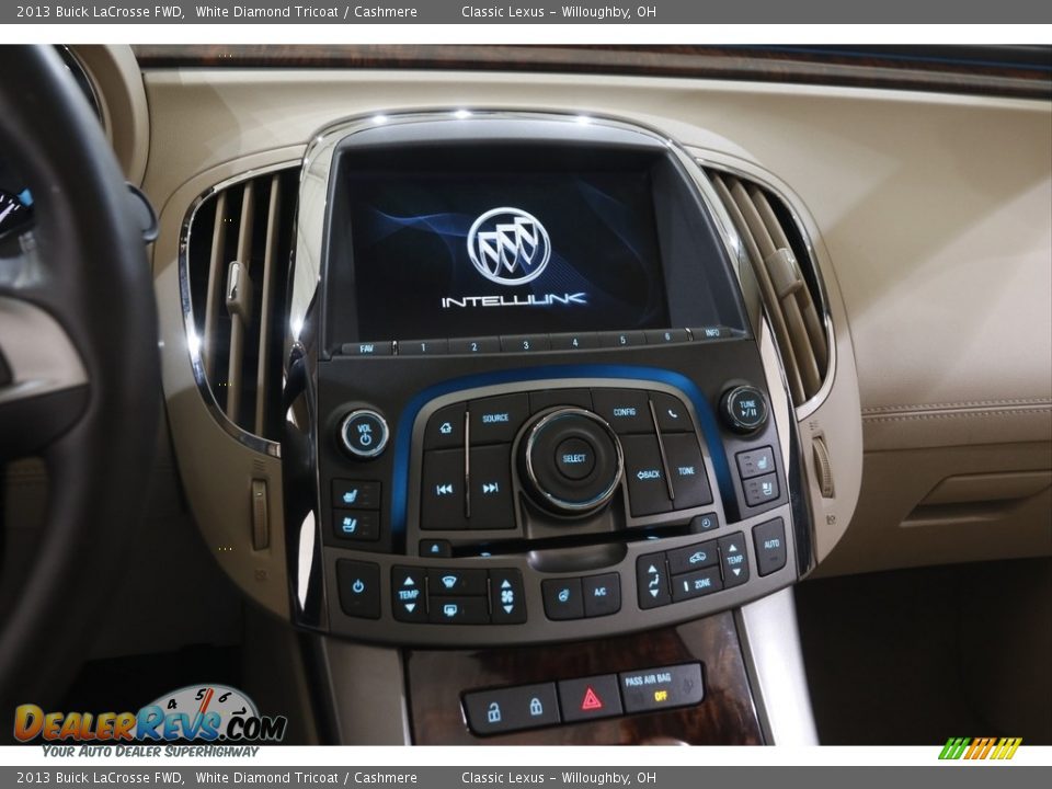 2013 Buick LaCrosse FWD White Diamond Tricoat / Cashmere Photo #9