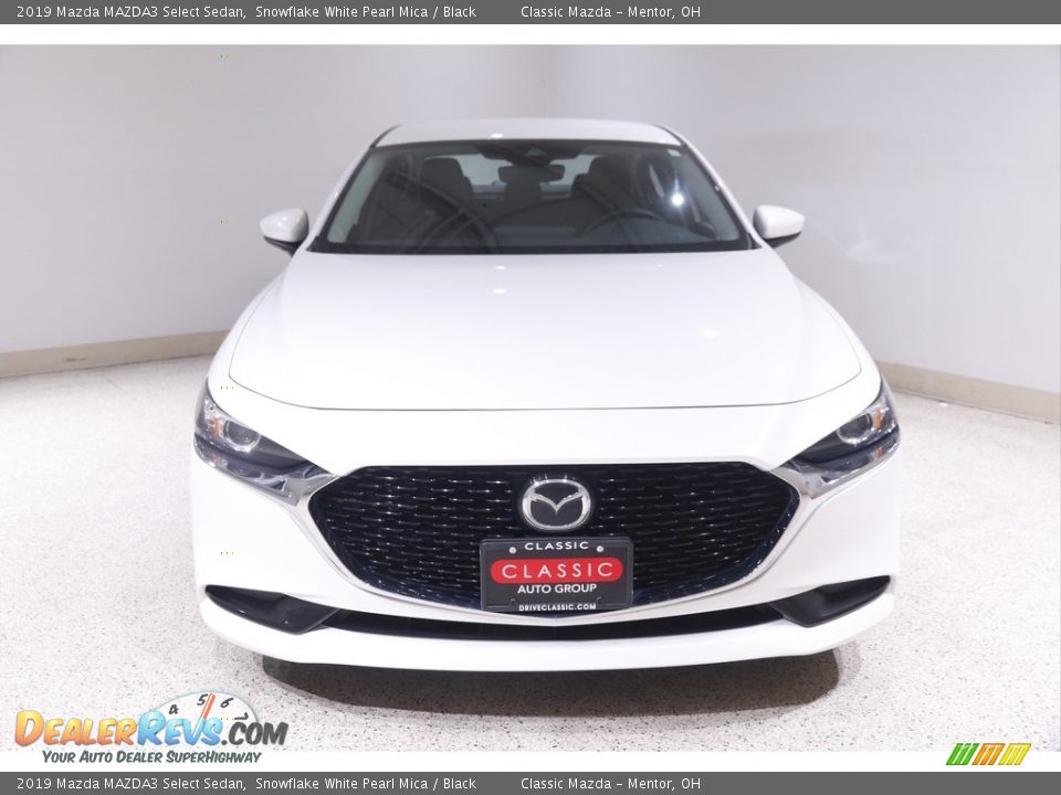 2019 Mazda MAZDA3 Select Sedan Snowflake White Pearl Mica / Black Photo #2