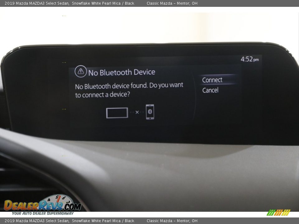 2019 Mazda MAZDA3 Select Sedan Snowflake White Pearl Mica / Black Photo #10