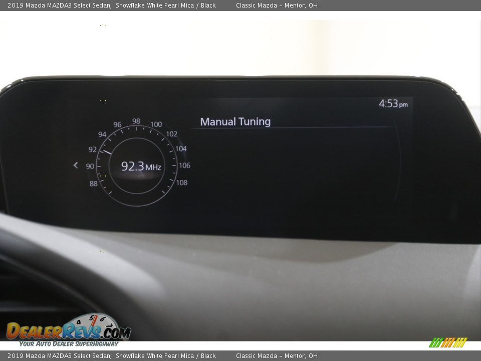 2019 Mazda MAZDA3 Select Sedan Snowflake White Pearl Mica / Black Photo #11