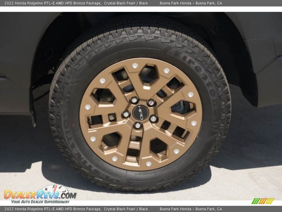 2022 Honda Ridgeline RTL-E AWD HPD Bronze Package Wheel Photo #14