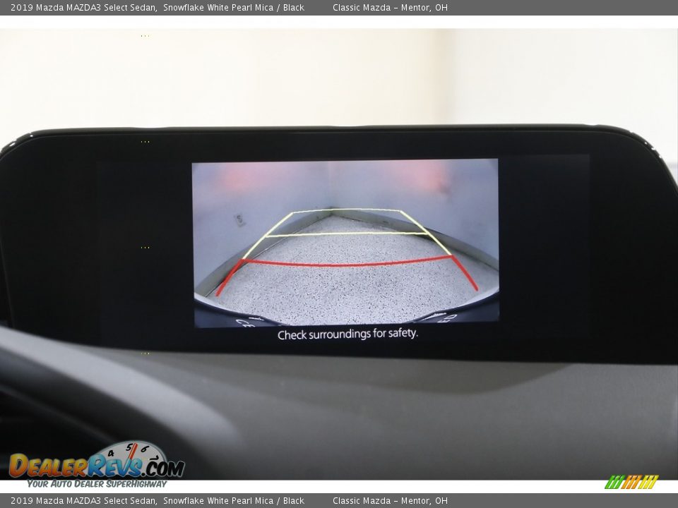 2019 Mazda MAZDA3 Select Sedan Snowflake White Pearl Mica / Black Photo #12