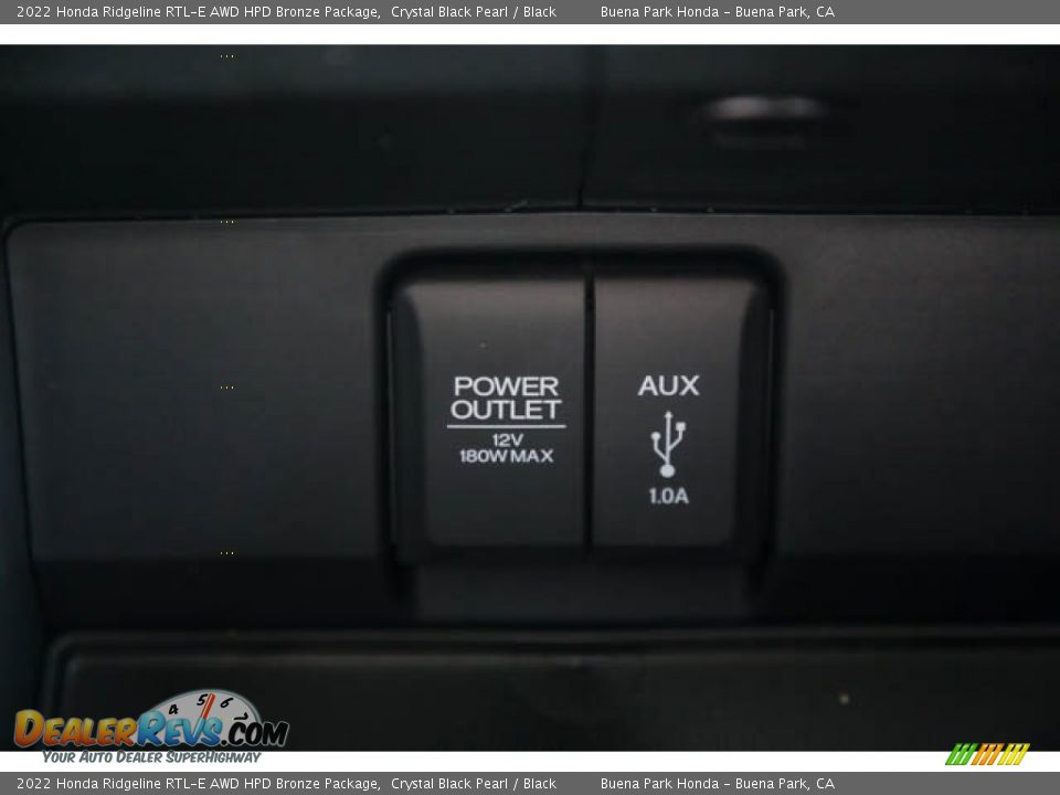2022 Honda Ridgeline RTL-E AWD HPD Bronze Package Crystal Black Pearl / Black Photo #24