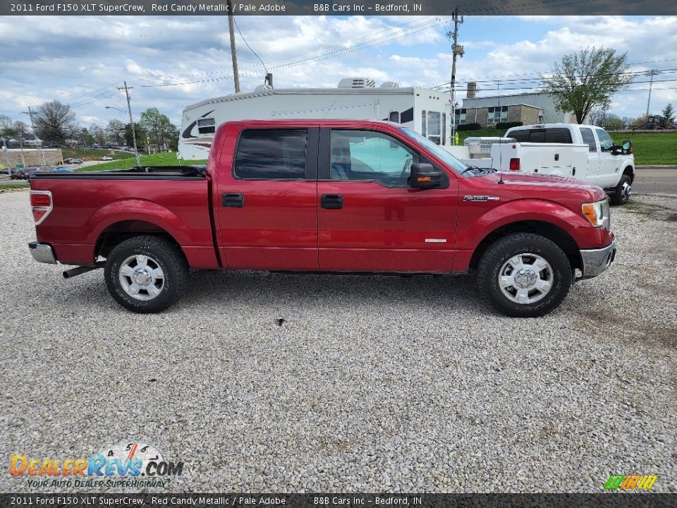 2011 Ford F150 XLT SuperCrew Red Candy Metallic / Pale Adobe Photo #1