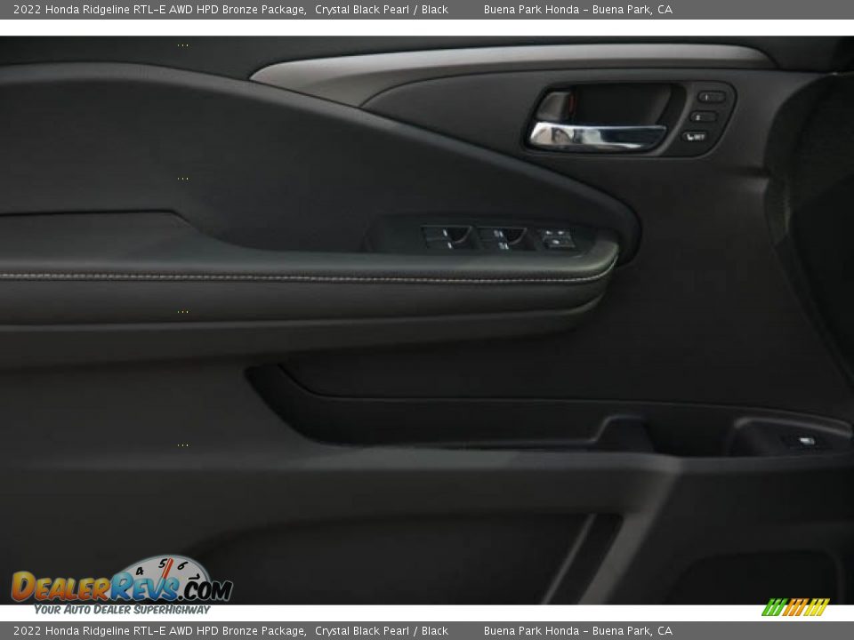 2022 Honda Ridgeline RTL-E AWD HPD Bronze Package Crystal Black Pearl / Black Photo #36