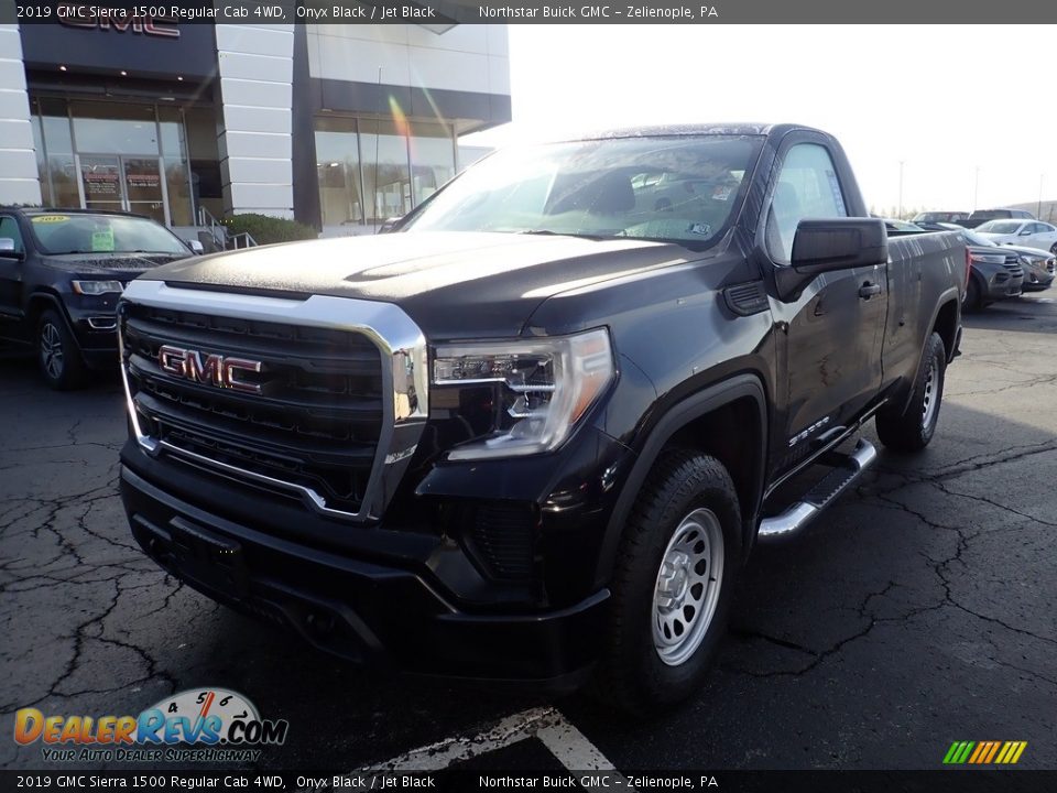 2019 GMC Sierra 1500 Regular Cab 4WD Onyx Black / Jet Black Photo #2