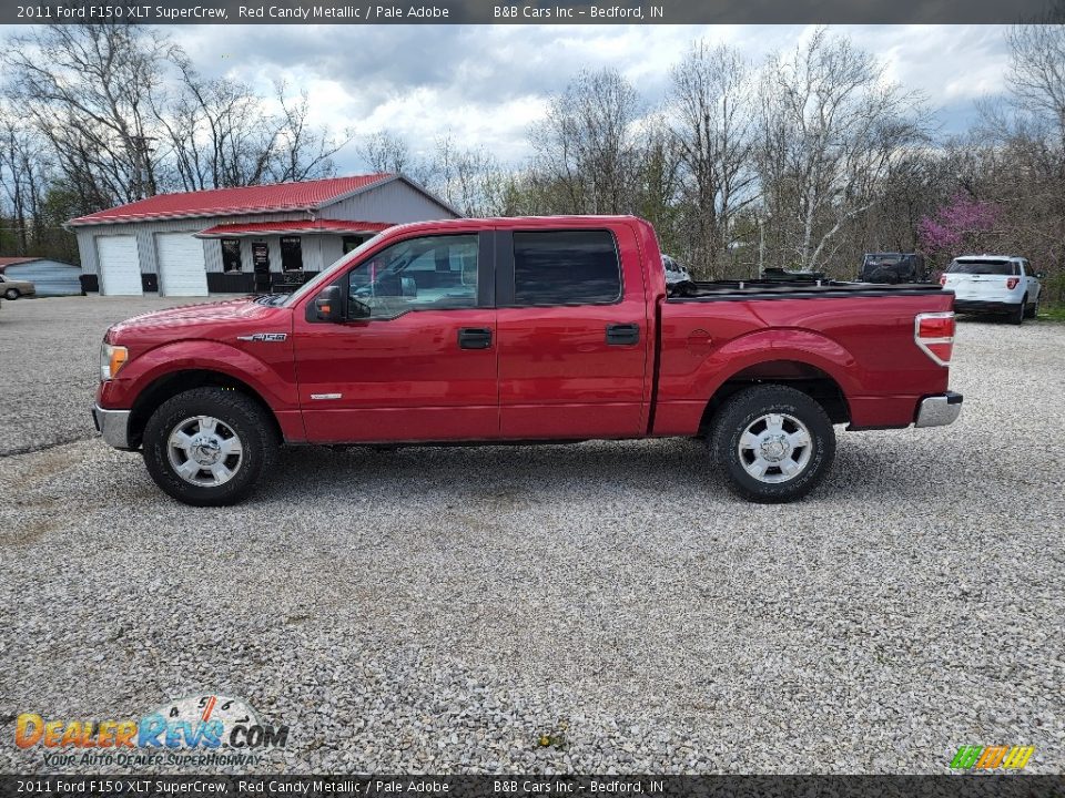 2011 Ford F150 XLT SuperCrew Red Candy Metallic / Pale Adobe Photo #5