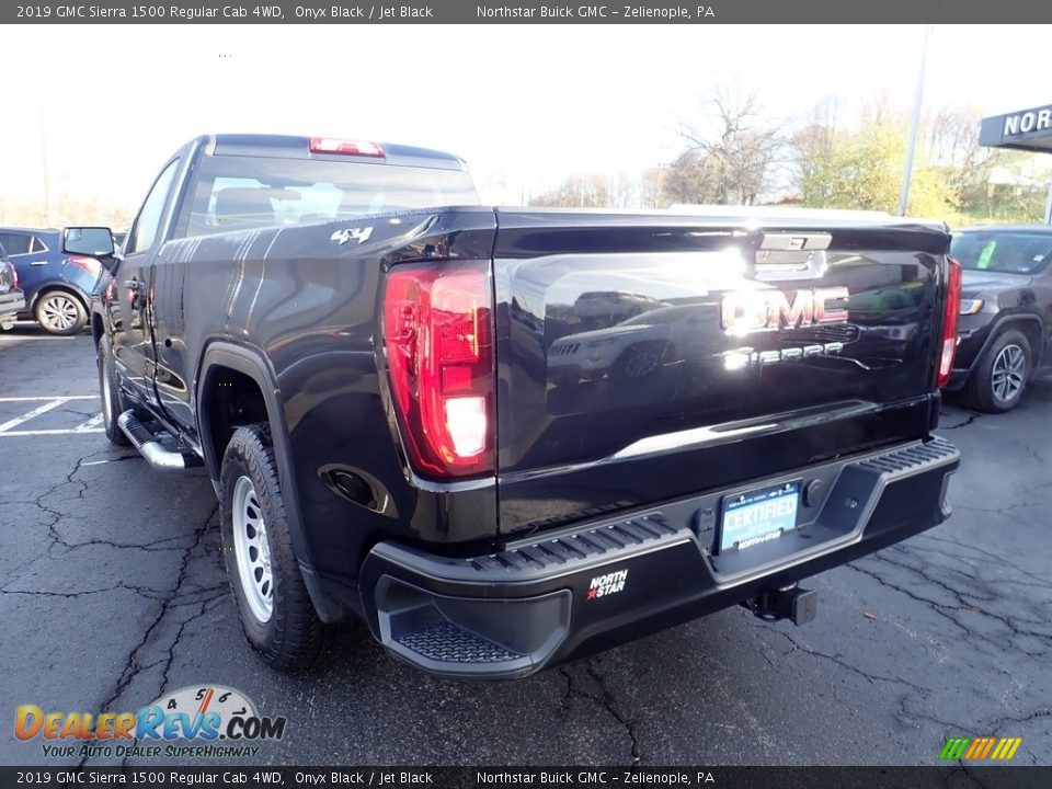 2019 GMC Sierra 1500 Regular Cab 4WD Onyx Black / Jet Black Photo #4