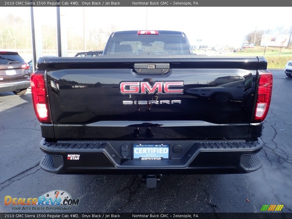 2019 GMC Sierra 1500 Regular Cab 4WD Onyx Black / Jet Black Photo #5