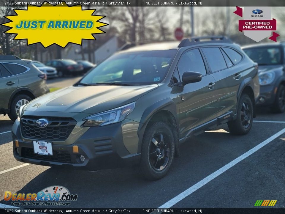 2022 Subaru Outback Wilderness Autumn Green Metallic / Gray StarTex Photo #1