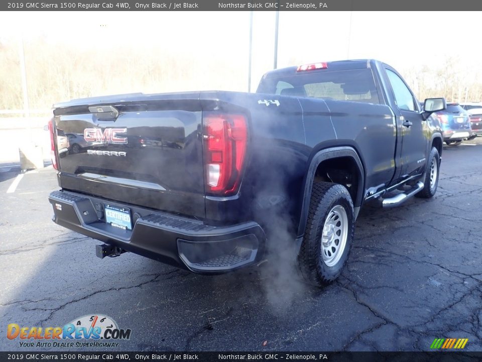 2019 GMC Sierra 1500 Regular Cab 4WD Onyx Black / Jet Black Photo #6