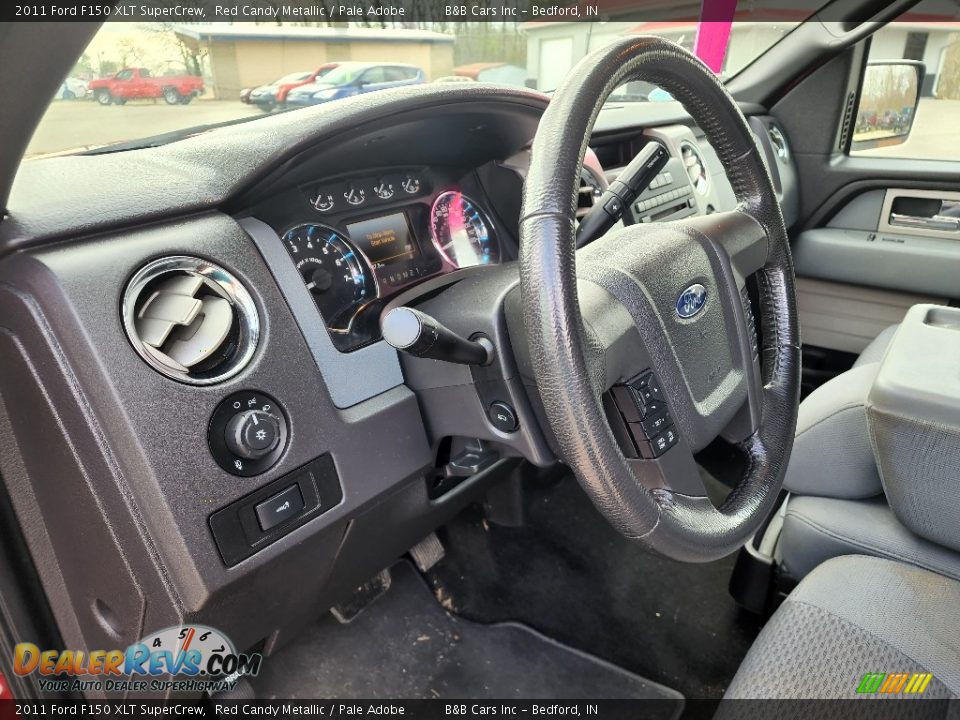 2011 Ford F150 XLT SuperCrew Red Candy Metallic / Pale Adobe Photo #8