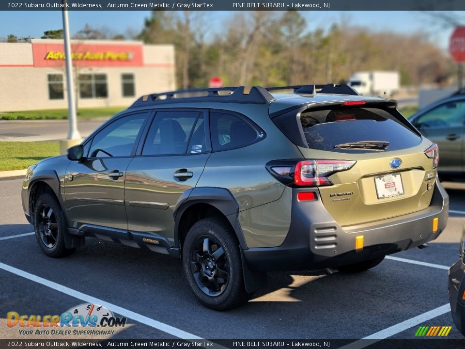 2022 Subaru Outback Wilderness Autumn Green Metallic / Gray StarTex Photo #3