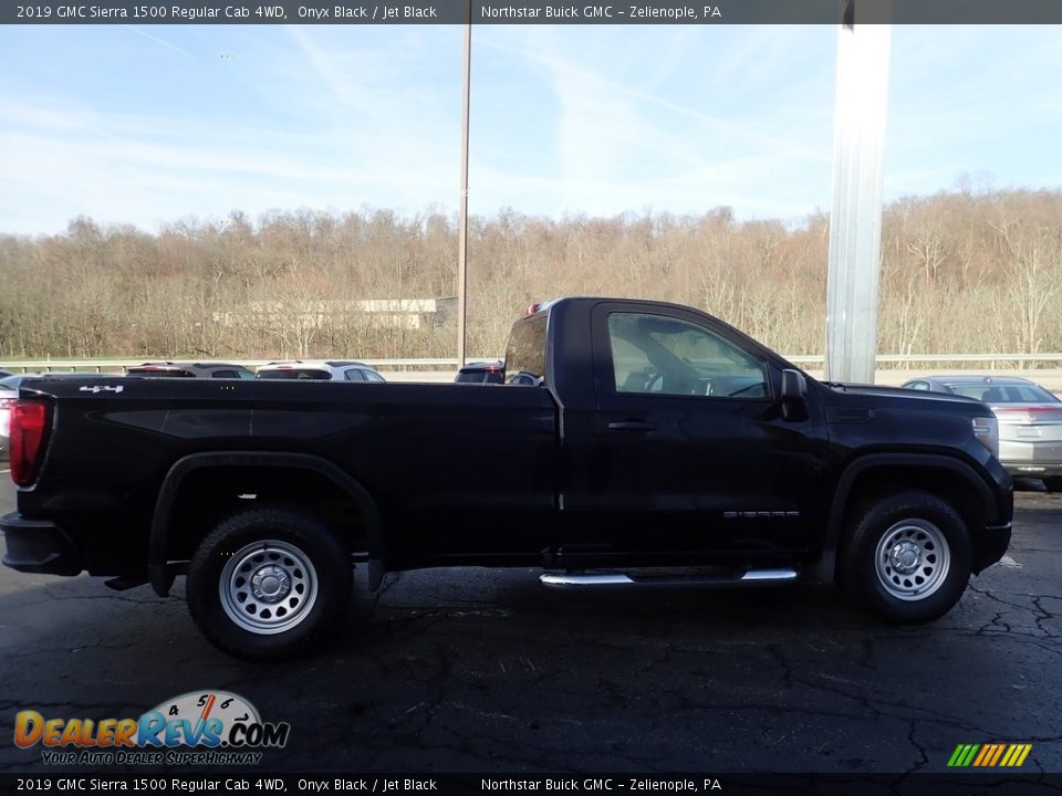 2019 GMC Sierra 1500 Regular Cab 4WD Onyx Black / Jet Black Photo #8