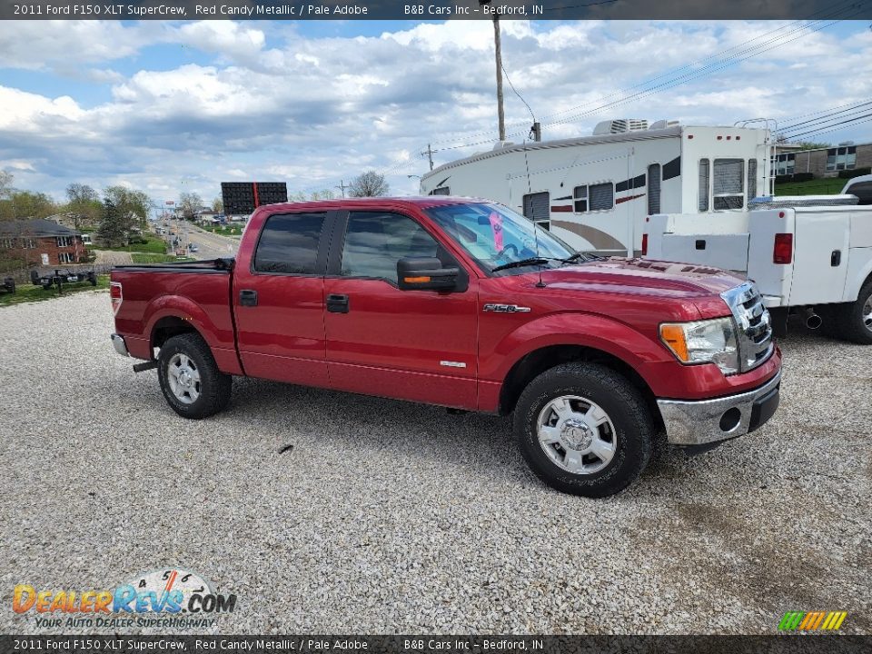 2011 Ford F150 XLT SuperCrew Red Candy Metallic / Pale Adobe Photo #15