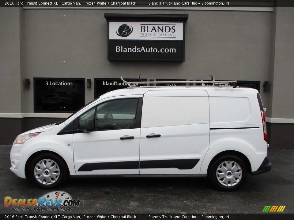 2016 Ford Transit Connect XLT Cargo Van Frozen White / Charcoal Black Photo #1