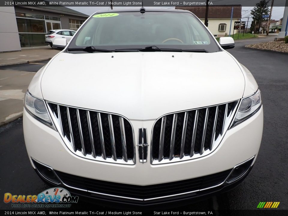White Platinum Metallic Tri-Coat 2014 Lincoln MKX AWD Photo #9