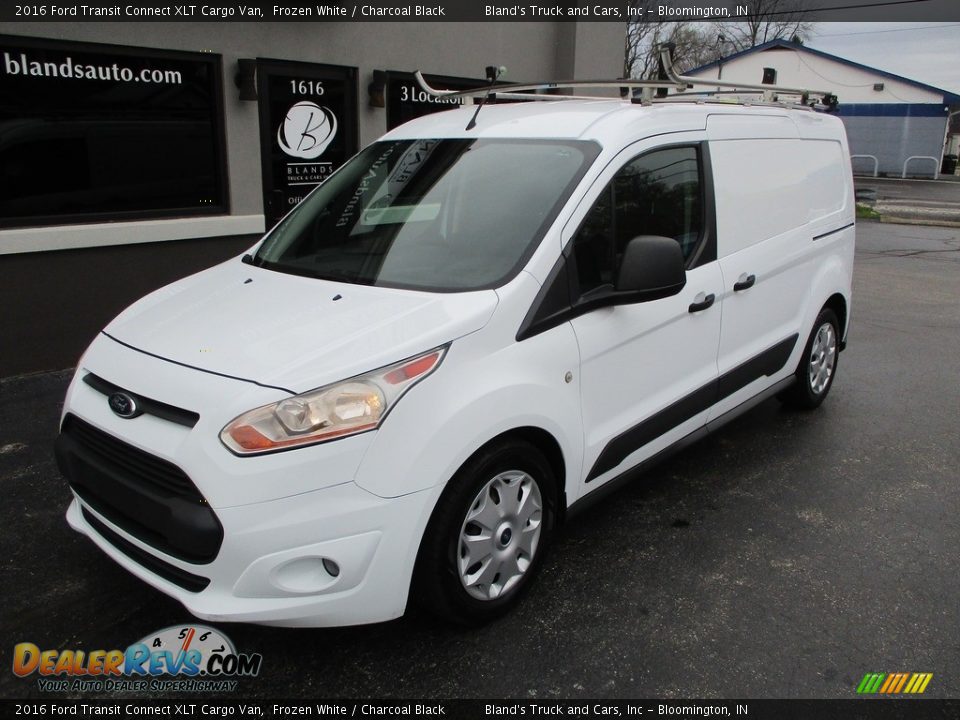 2016 Ford Transit Connect XLT Cargo Van Frozen White / Charcoal Black Photo #2