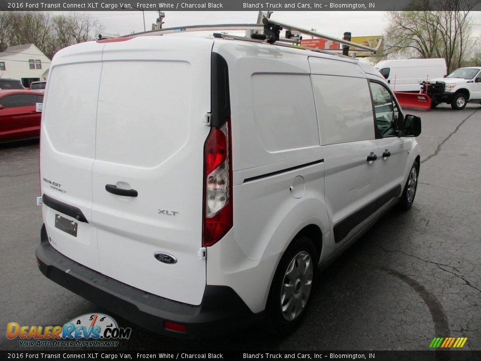 2016 Ford Transit Connect XLT Cargo Van Frozen White / Charcoal Black Photo #4