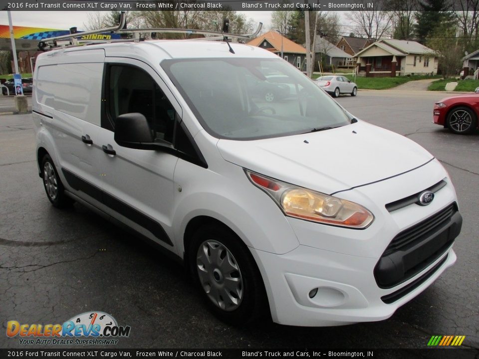 2016 Ford Transit Connect XLT Cargo Van Frozen White / Charcoal Black Photo #5