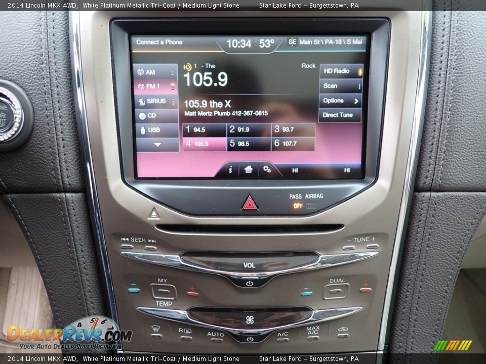 Audio System of 2014 Lincoln MKX AWD Photo #19