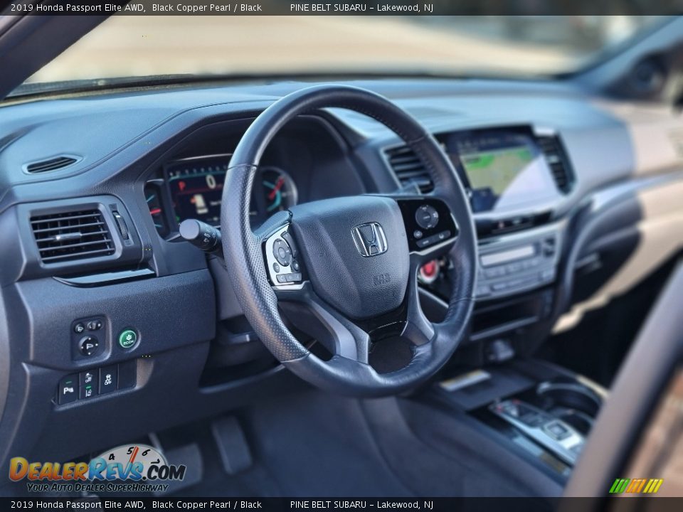 2019 Honda Passport Elite AWD Black Copper Pearl / Black Photo #36