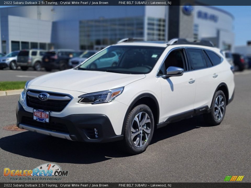 2022 Subaru Outback 2.5i Touring Crystal White Pearl / Java Brown Photo #1