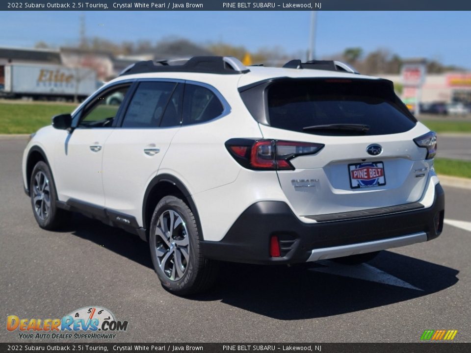2022 Subaru Outback 2.5i Touring Crystal White Pearl / Java Brown Photo #6
