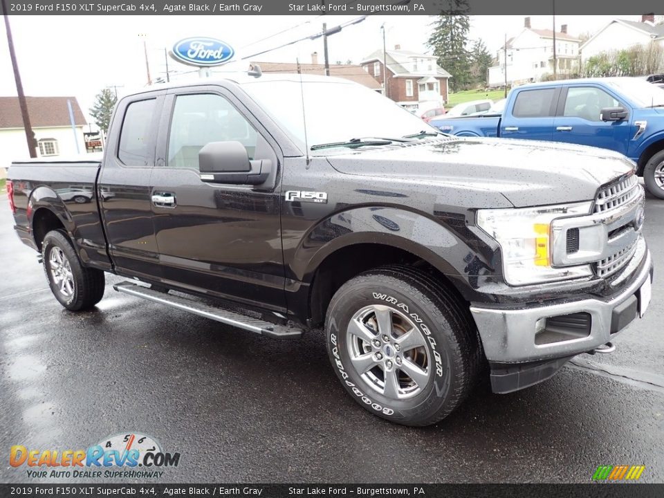 Front 3/4 View of 2019 Ford F150 XLT SuperCab 4x4 Photo #8