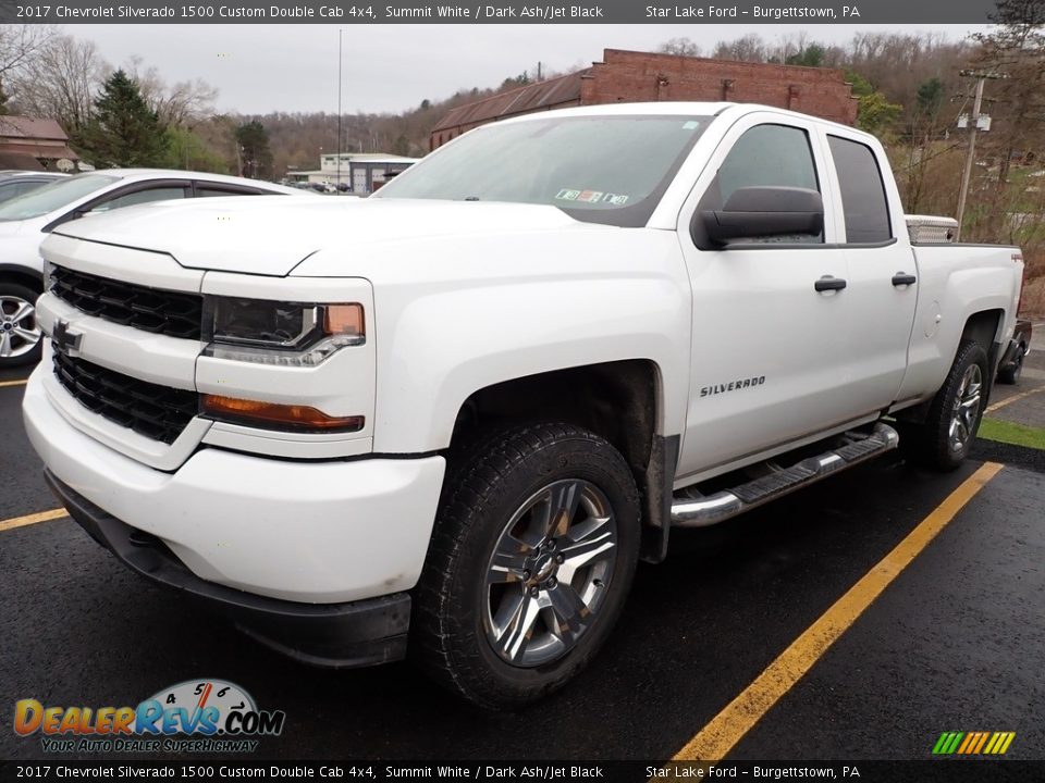 2017 Chevrolet Silverado 1500 Custom Double Cab 4x4 Summit White / Dark Ash/Jet Black Photo #1