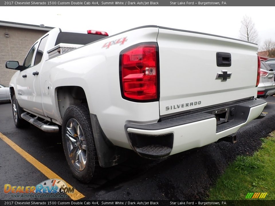 2017 Chevrolet Silverado 1500 Custom Double Cab 4x4 Summit White / Dark Ash/Jet Black Photo #2