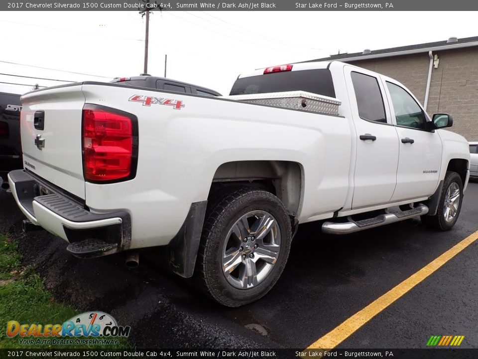 2017 Chevrolet Silverado 1500 Custom Double Cab 4x4 Summit White / Dark Ash/Jet Black Photo #3